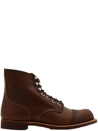 Red Wing Iron Ranger Amber Harness Ankle Boot - Waterproof Leather In Brown