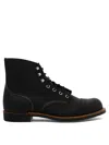 Red Wing "iron Ranger" Ankle Boots In Black