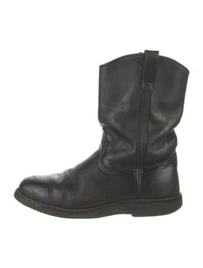 Pre-owned Red Wing Leather Boots In Black