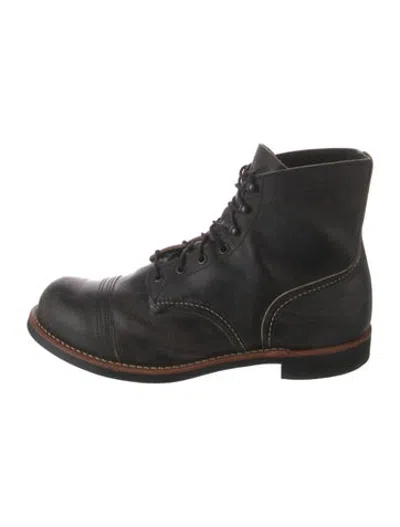 Pre-owned Red Wing Leather Boots In Black