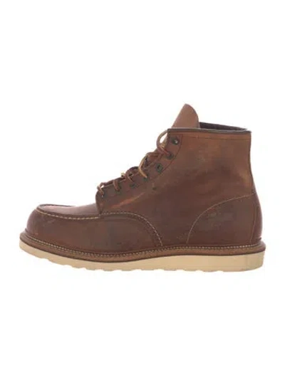 Pre-owned Red Wing Leather Boots In Brown