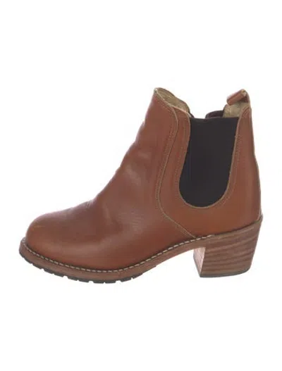 Pre-owned Red Wing Leather Chelsea Boots In Neutrals
