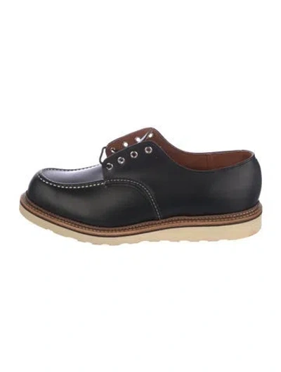 Pre-owned Red Wing Leather Derby Shoes In Blue