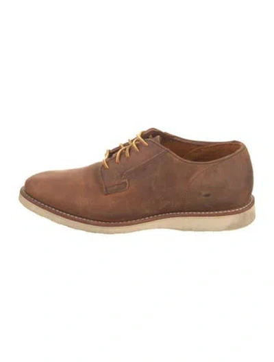 Pre-owned Red Wing Leather Derby Shoes In Brown/neutrals