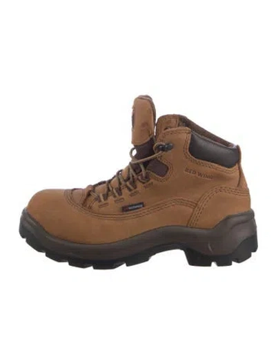 Pre-owned Red Wing Leather Hiking Boots In Brown