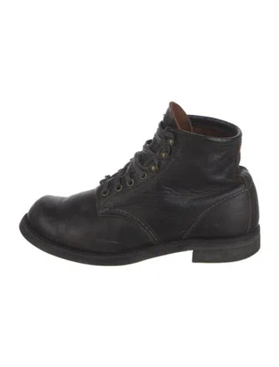 Pre-owned Red Wing Leather Lace-up Boots In Black