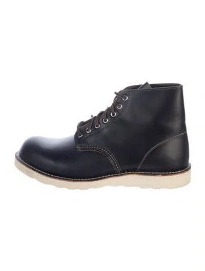 Pre-owned Red Wing Leather Lace-up Boots In Blue