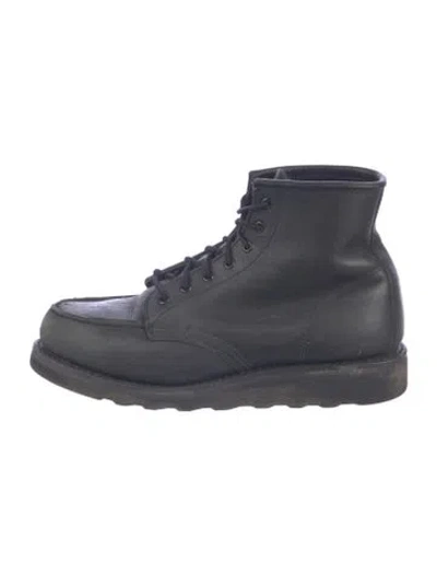 Pre-owned Red Wing Leather Lace-up Boots In Blue