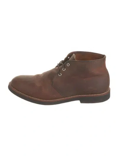 Pre-owned Red Wing Leather Lace-up Boots In Brown
