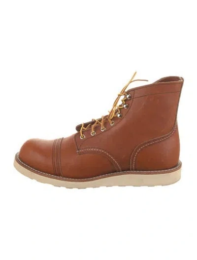 Pre-owned Red Wing Leather Lace-up Boots In Brown