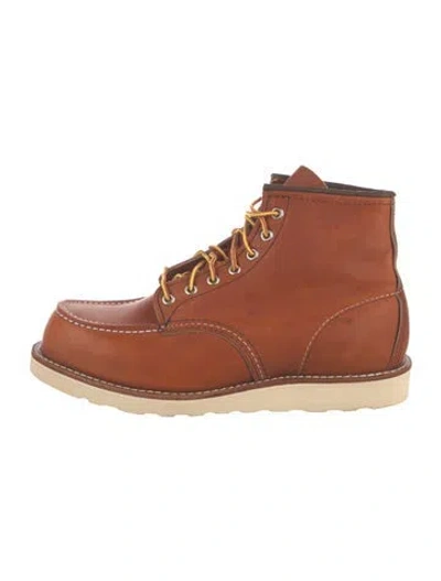 Pre-owned Red Wing Leather Lace-up Boots In Brown