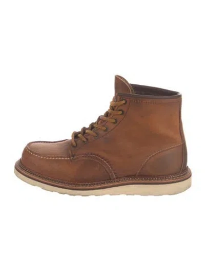 Pre-owned Red Wing Leather Lace-up Boots In Brown