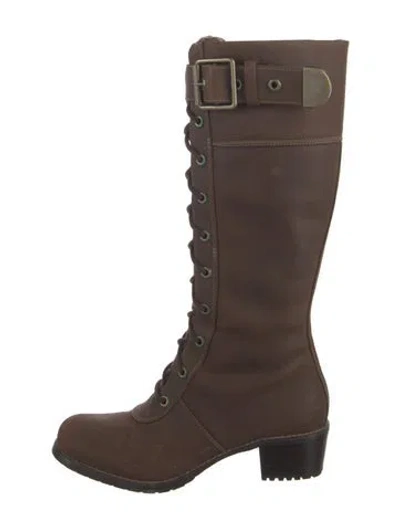 Pre-owned Red Wing Leather Lace-up Boots In Brown