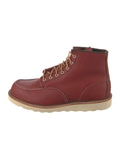 Pre-owned Red Wing Leather Lace-up Boots In Brown