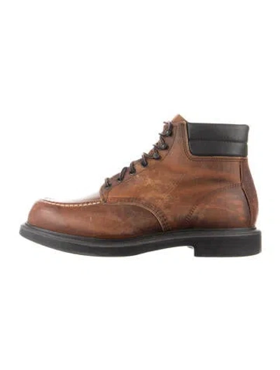 Pre-owned Red Wing Leather Lace-up Boots In Brown