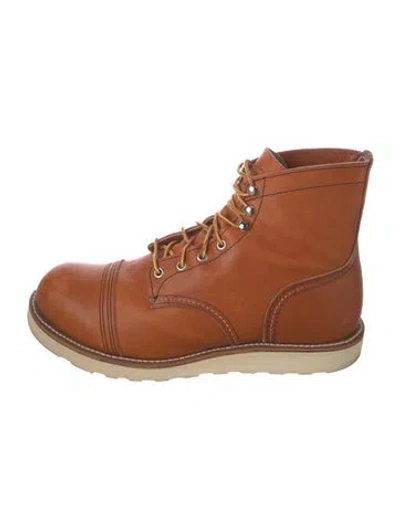 Pre-owned Red Wing Leather Lace-up Boots In Brown