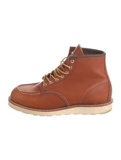 Pre-owned Red Wing Leather Lace-up Boots In Brown/neutrals