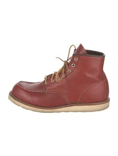 Pre-owned Red Wing Leather Lace-up Boots In Neutral