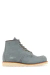 Red Wing Light Blue Suede Ankle Boots In Blue