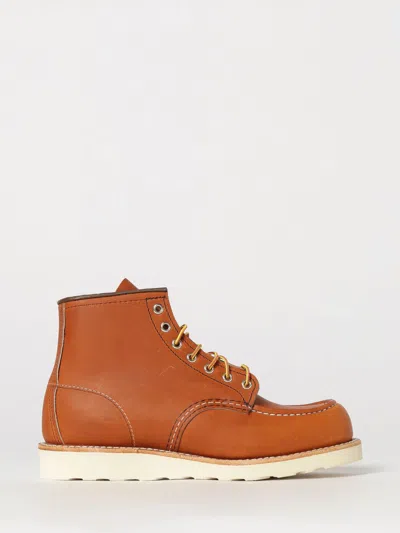 Red Wing Legacy Gold Classic Moc Stitch Leather Ankle Boots In Brown