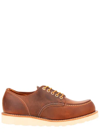 Red Wing Mocassino Shop Moc Oxford In Brown