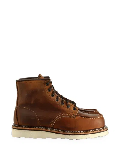 Red Wing Shoes 1907 Classic Moc® Lace-up Boots In Brown