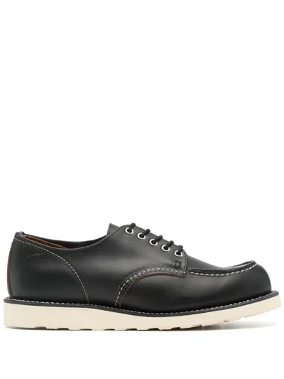 Red Wing Shoes 8090 Shop Moc Toe Oxford Black Prairie Shoes