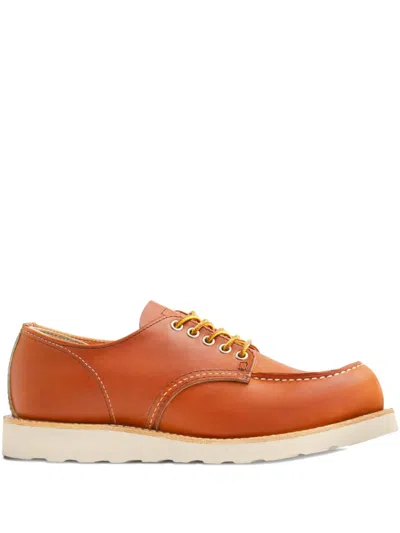 Red Wing Shoes 8092 Moc Oxford Oiled-leather Derby Shoes In Brown