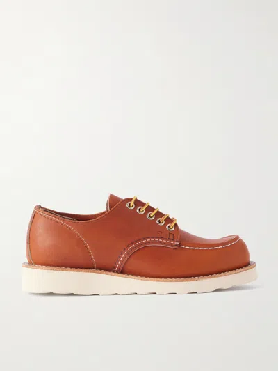 Red Wing Shoes Shop Moc Leather Brogues In Brown