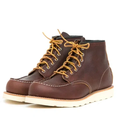 Pre-owned Red Wing Shoes 8138 6" Classic Toe Briar Oil Slick In Brown
