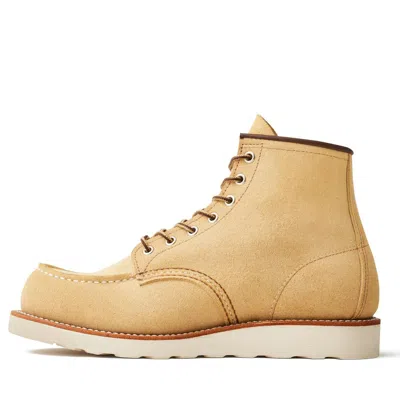 Red Wing Shoes Round-toe Suede Ankle Boots In Beige