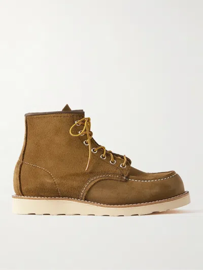 Red Wing Shoes "6 Inch Moc" Lace-up Boots In Brown