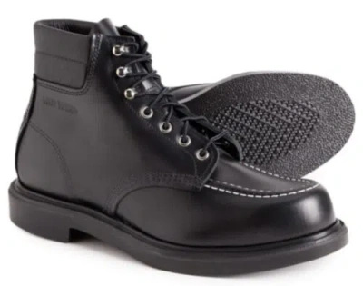Pre-owned Red Wing Shoes 9 E Men's Red Wing 8133 Toe Classic Supersole Black Chrome Leather Boots