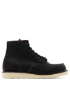 Red Wing Shoes Classic Leather Boots Moc Toes In Black