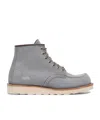 Red Wing Shoes 8800 Classic Moc Suede Boots In Grey