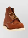 Red Wing Shoes Ankle Boots With Contrast Stitching And Round Toe In Brown