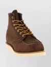 Red Wing Shoes Ankle Boots With Round Toe And Rubber Sole In Brown