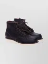 Red Wing Shoes Ankle Height Lace-up Leather Shoes In Purple