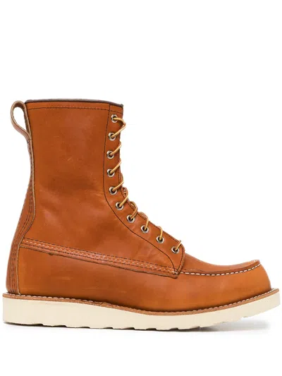 Red Wing Shoes Ankle Lace-up Fastening Boots In Brown