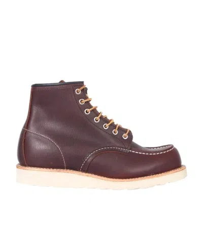 RED WING SHOES RED WING SHOES MOC 6 LACE-UP BOOTS