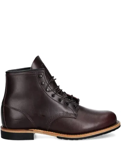 Red Wing Shoes Beckman Ankle Boots In Red