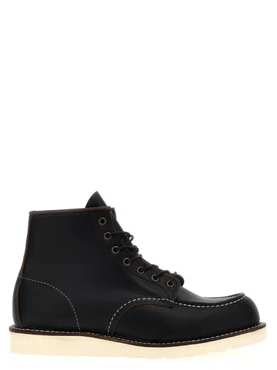 RED WING SHOES BLACK CLASSIC ANKLE BOOTS