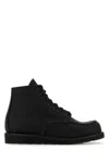 Red Wing Shoes Black Leather Lace-up Boots In Black