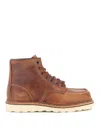 Red Wing Shoes Faded Leather Ankle Boots In Brown