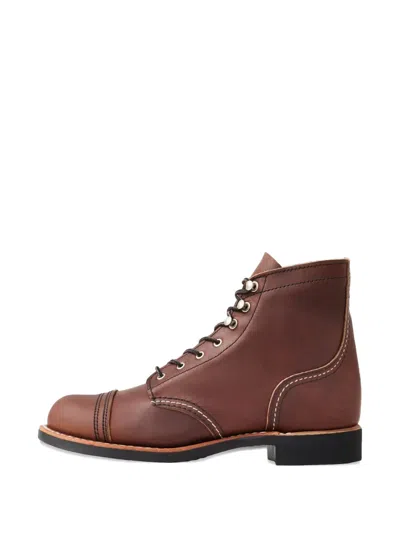 Red Wing Shoes Capped Leather Sneakers In Brown