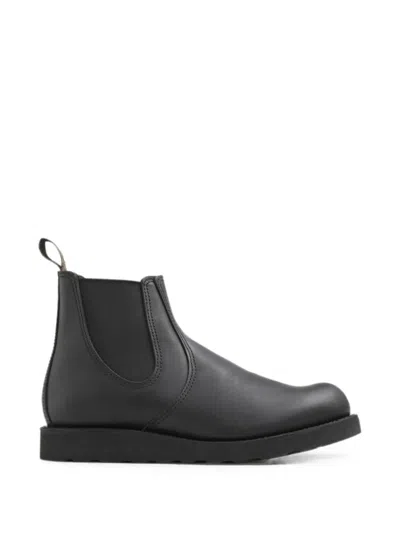 Red Wing Shoes Classic Chelsea Leather Boots In Black