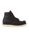 Red Wing Shoes Classic Leather Boots Moc Toes In Black