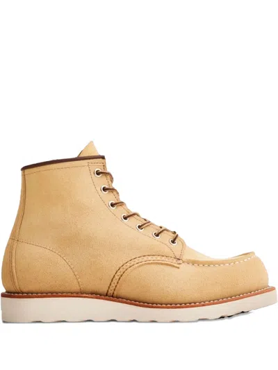 Red Wing Shoes Classic Moc 6 Inch Boot "hawthorn Abilene In Neutral