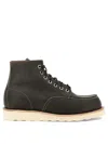 RED WING SHOES CLASSIC MOC ANKLE BOOTS GREY