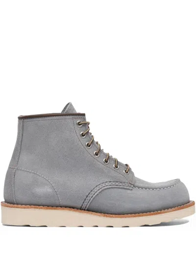 Red Wing Shoes Classic Moc Boots In Gray
